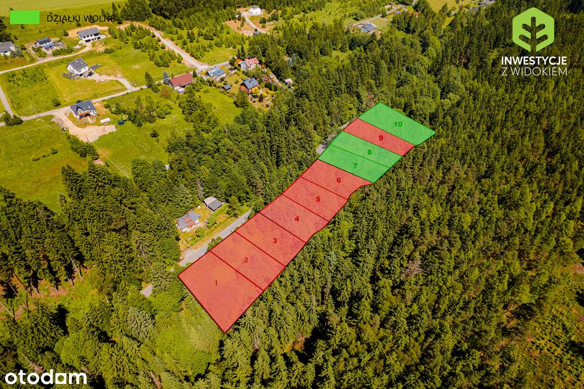 Działka budowlana z linią brzegową górskiego potoku-0