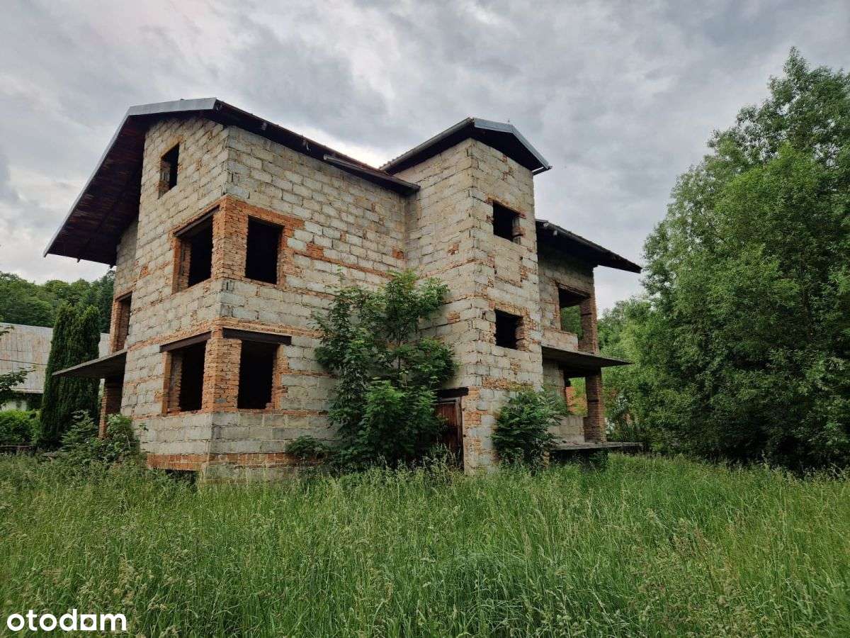 Działka z domem w stanie surowym otwartym - Pełny obrazek: 5/10