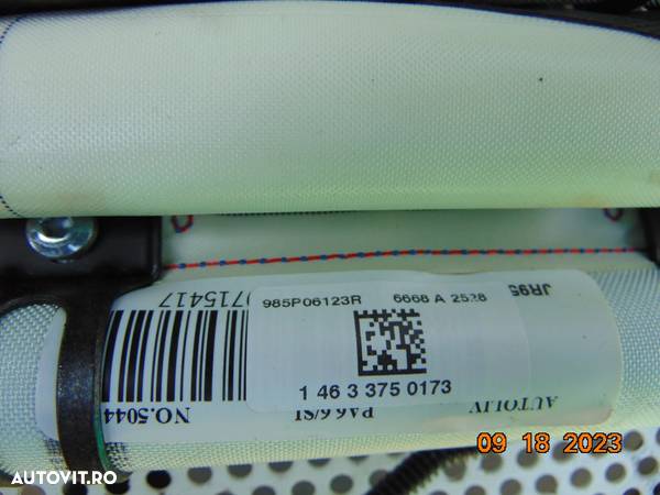 Airbag Cortina Renault scenic 3 2009-2016 airbag-uri laterale stanga dreapta cortine - 2