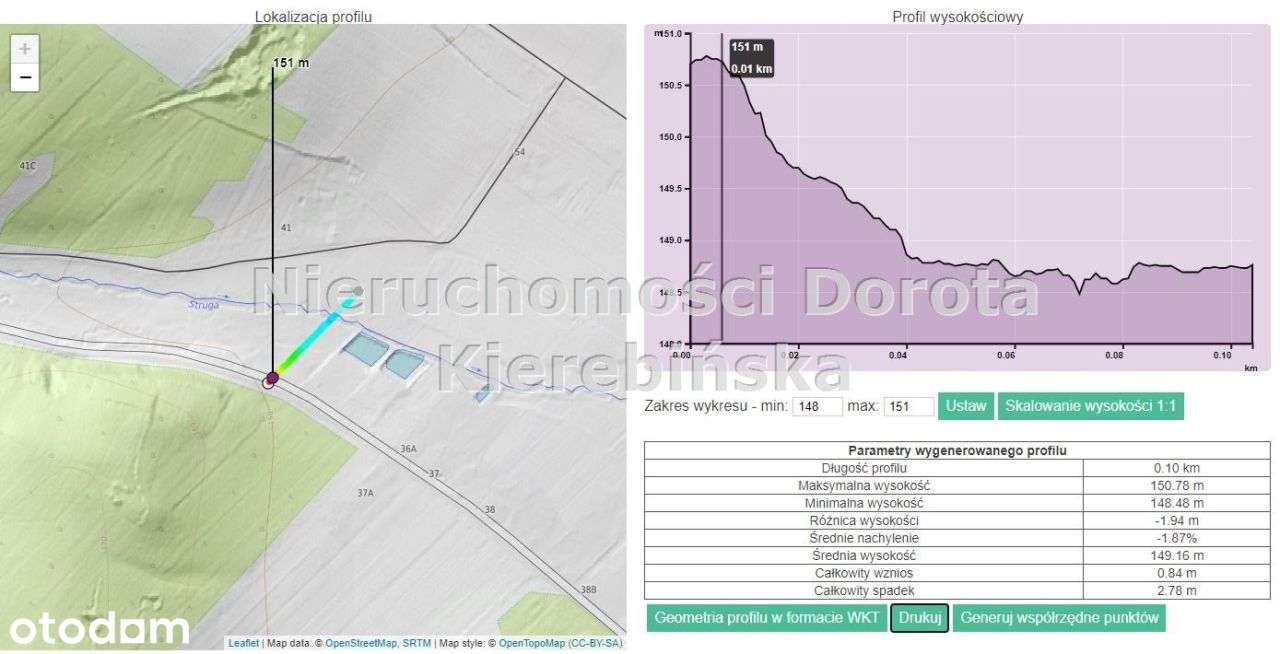 Działka budowlana z bezpośrednim dotępem do rzeki.-11