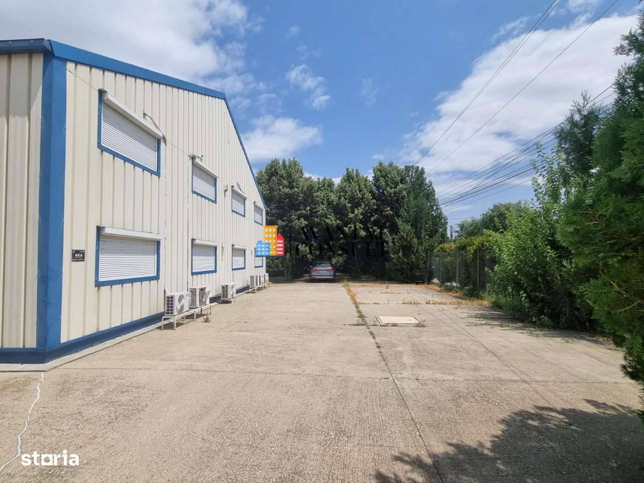 Hala  si birouri  566  mp , singur curte  DN1     Otopeni -Corbeanca - Imagine principală: 2/14