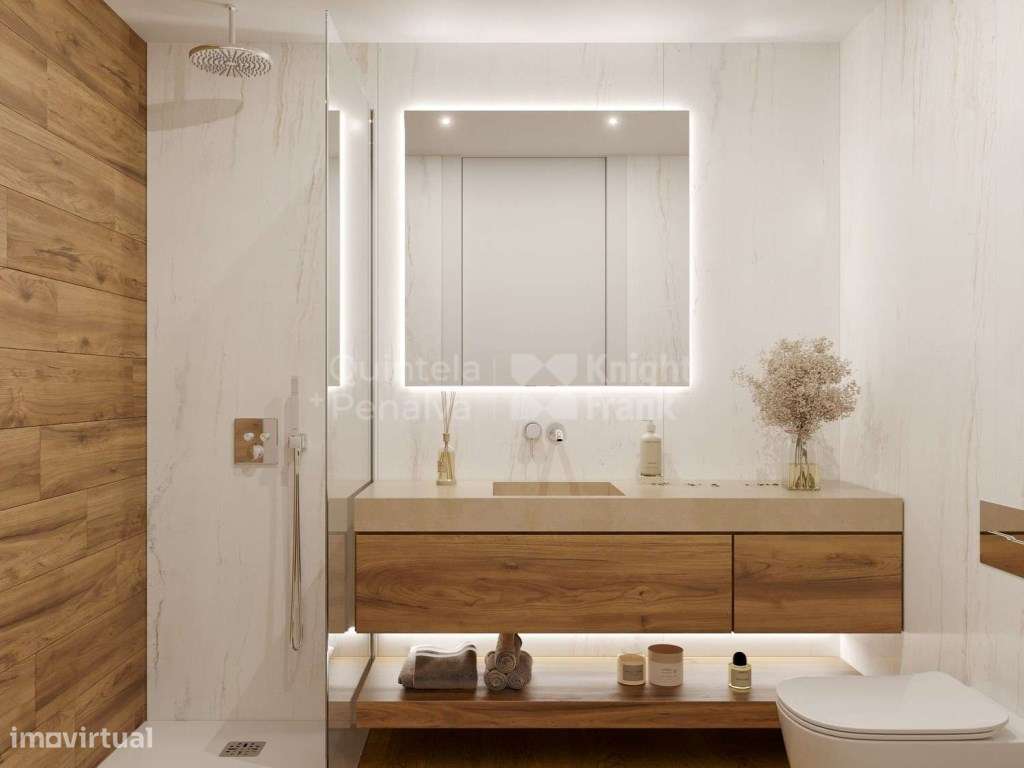 Apartamento T3 com jardim, localizado na Parede, Cascais-17