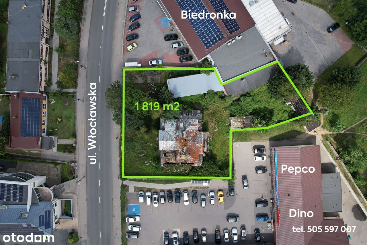 Nieruchomość inwestycyjna w centrum Lipna, dworek z 1921 r. - Pełny obrazek: 4/19