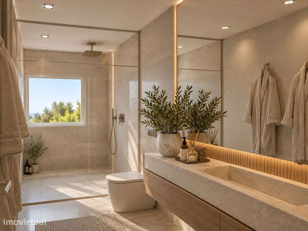 Apartamento T4+1 duplex remodelado com jacuzzi e garagens em Alcabi...-12