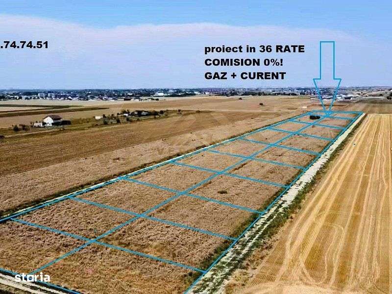 Teren in 36 RATE cu gaz si curent - com Berceni - Imagine principală: 4/4