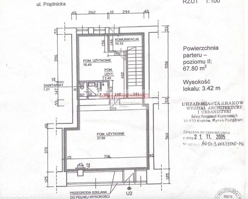 Lokal Handlowo-Usługowy ul. Prądnicka 68 m2 Parter - Pełny obrazek: 5/6