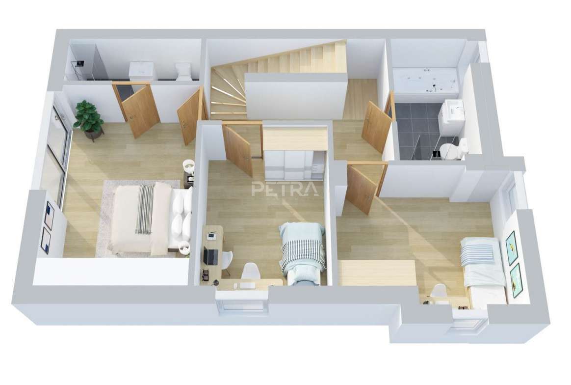 Blliźniak blisko Leszna, 5 pokoi, działka 616 m2-7