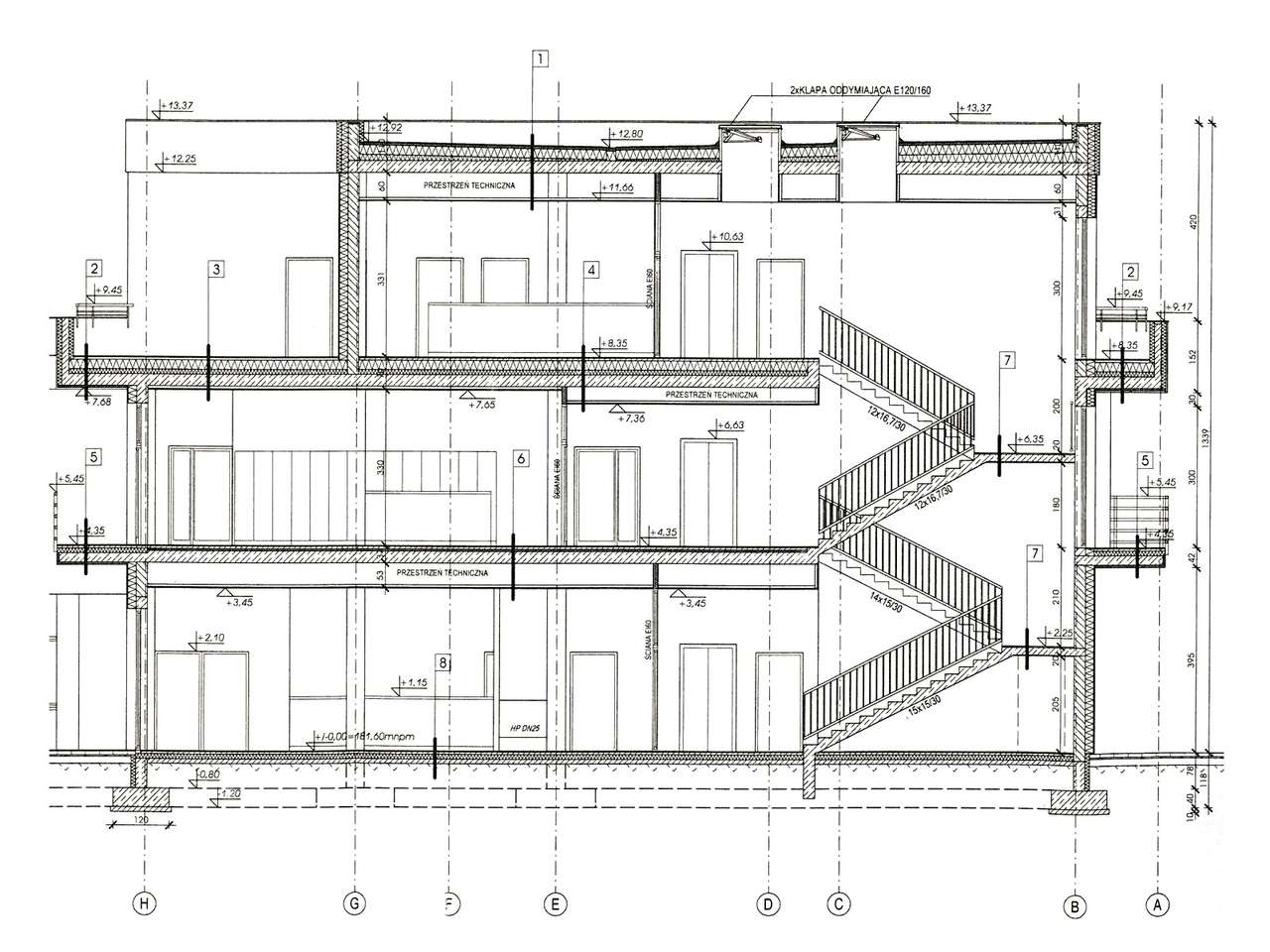 6 działek z pozwoleniem na bud. budynku usług. 3 kondygn o pow 3604 m2-9