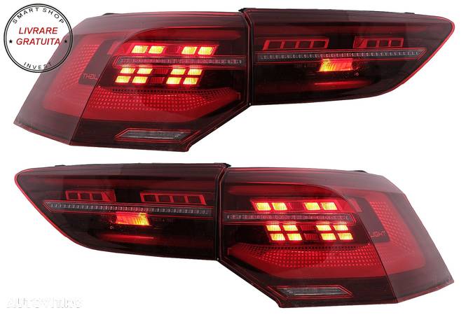 Stopuri Full LED VW Golf VIII Hatchback Mk8 MQB (2020-Up) cu Semnal Dinamic Secven- livrare gratuita - 7