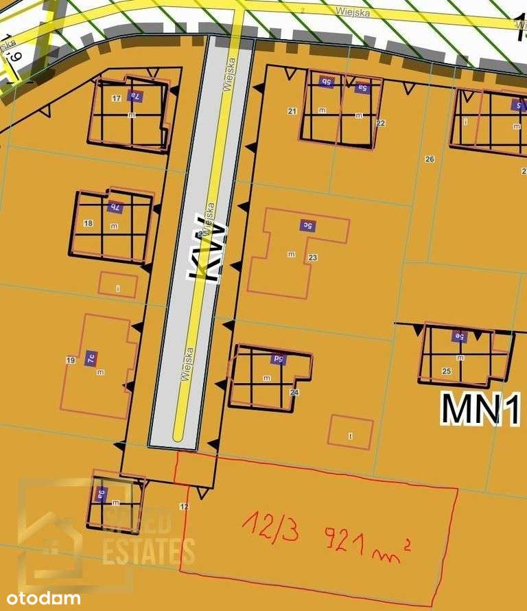 Duża działka blisko centrum i parku 921m2-3