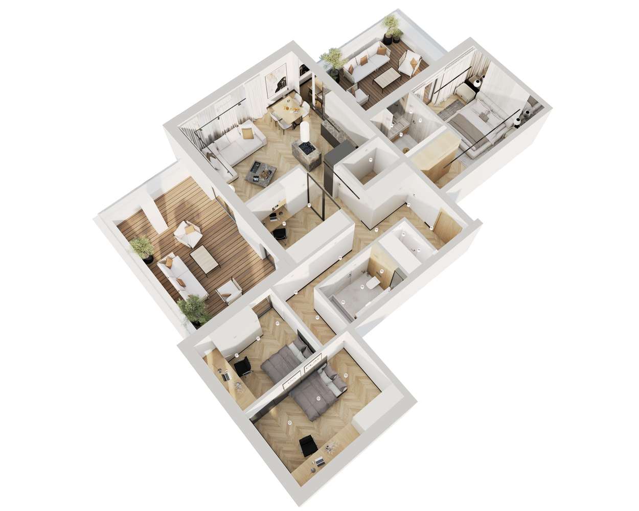 Wyjątkowy apartament 113 m² w zielonej enklawie Kosynierów - Pełny obrazek: 5/16