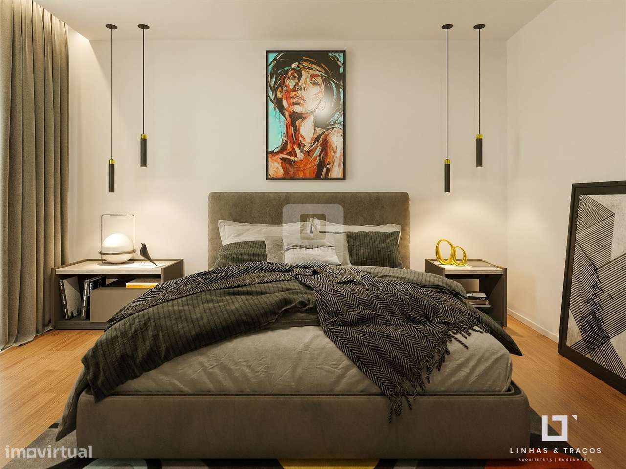 Apartamento T2, novo, com terraço em Arcozelo - Vila Nova de Gaia. - Grande imagem: 5/10