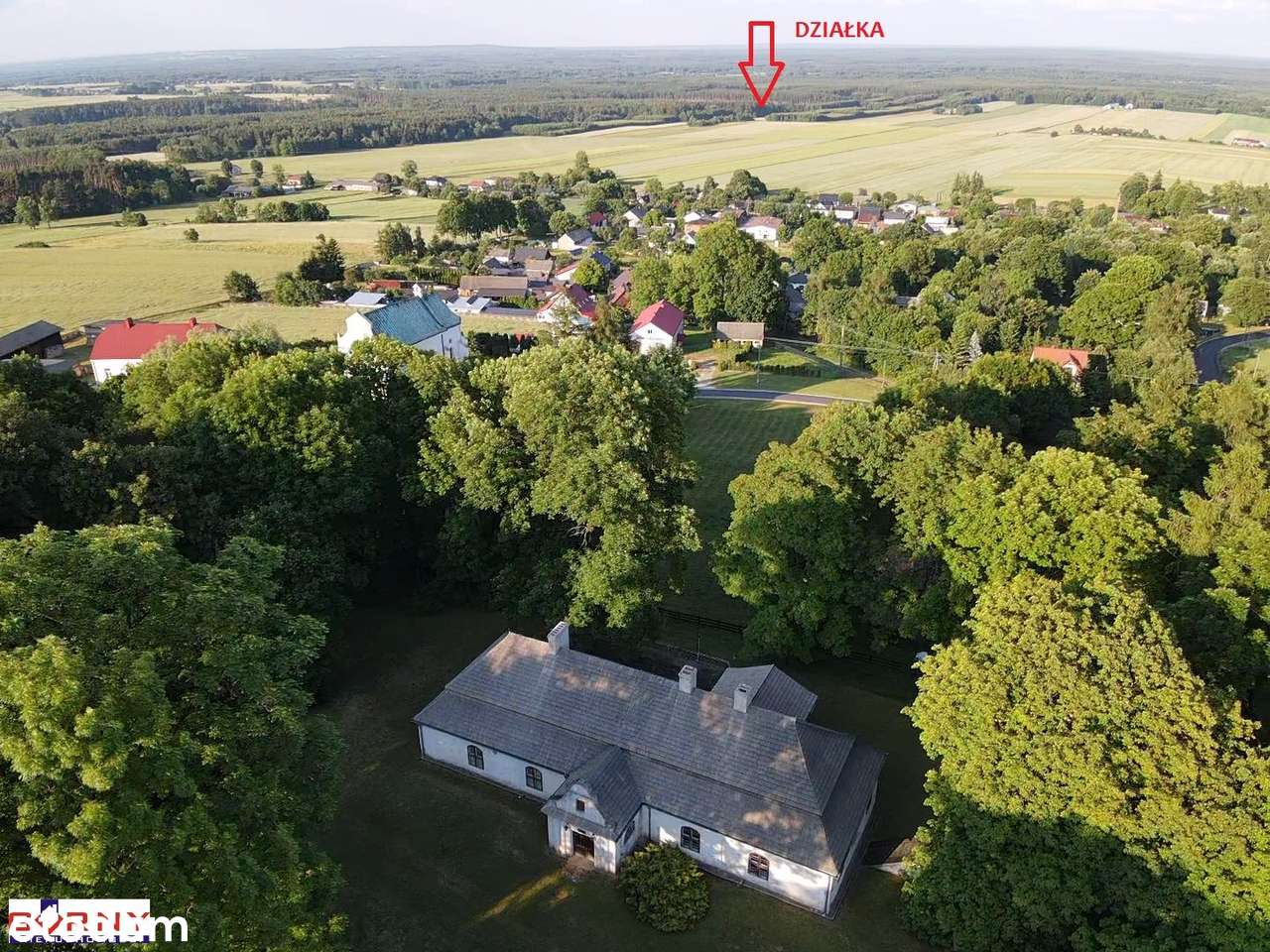 Działka rolna , porośnięta drzewami, Bąkowa Góra-2