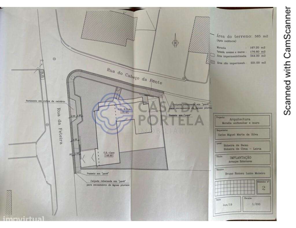 Moradia T3 com garagem e pátio em Bidoeira de Cima - Grande imagem: 3/59