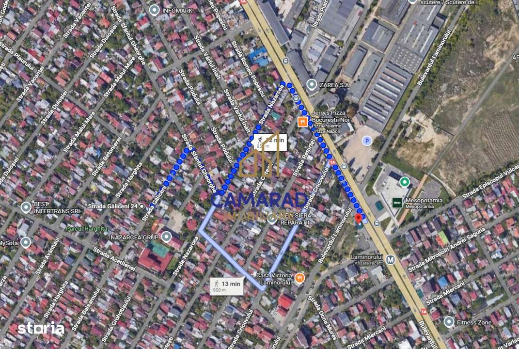 Teren 483 mp – Strada Galiceni 24 - Bucurestii Noi - metrou Laminoru - Imagine principală: 4/15