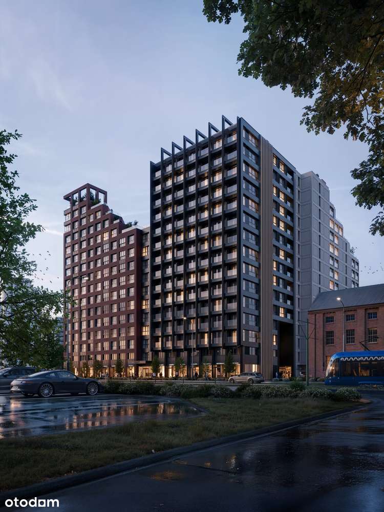 Mieszkanie dwupokojowe z loggią, ul. Mogilska 124, Kraków-1