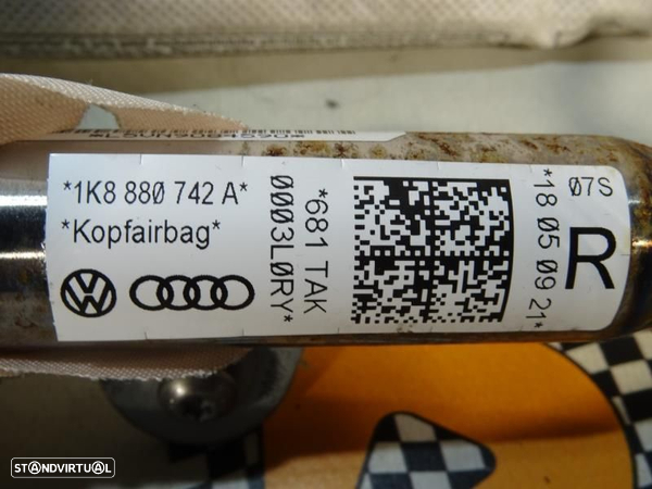 Airbags De Cortina Volkswagen Scirocco (137, 138)  1K8880741a / 1K8880 - 5