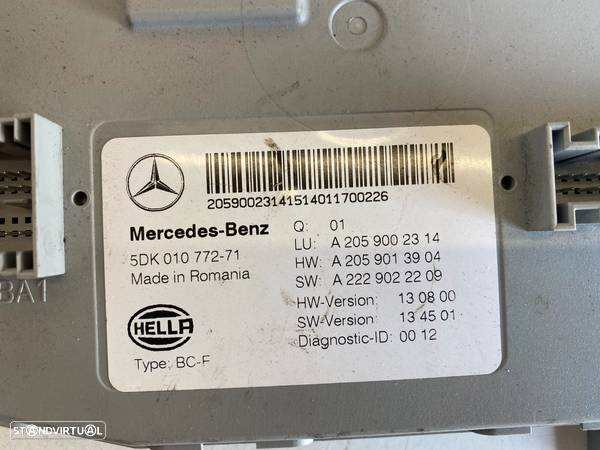 Modulo Unidade SAM Mercedes C W205 A2059002314 - 3