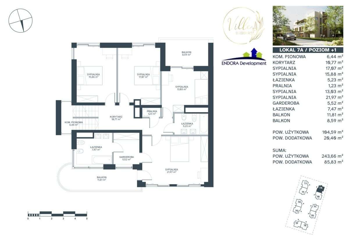 Ekskluzywne segmenty 244 m² - Ville Ogrodowa-14