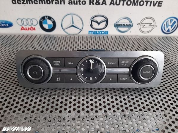 Panou Modul Comenzi Radio Cd Navi Ceas Potentiometru Range Rover Sport An 2011-2013 - 1