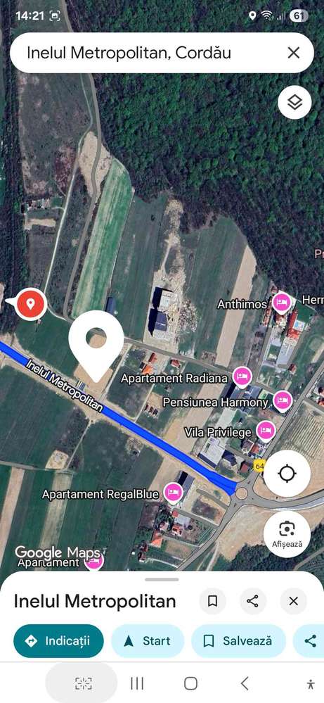 Teren intravilan 600 mp × 3 Parcele. Zona Băile Felix Oradea - Imagine principală: 4/6