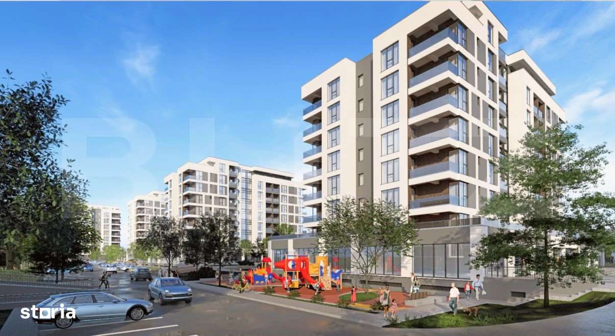 Apartament 2  camere, 53 mp, bloc nou, plata la dezvoltator! - Imagine principală: 3/6