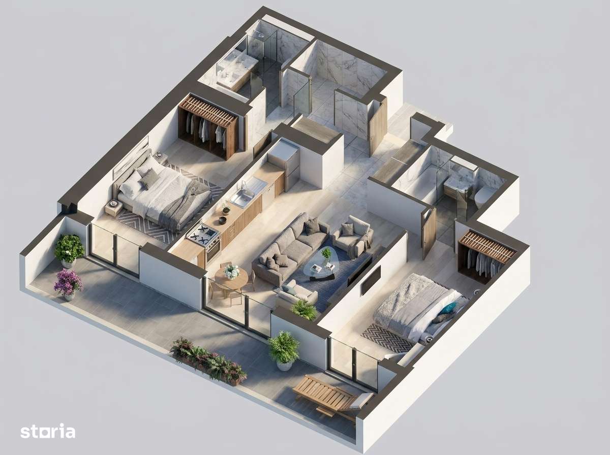APARTAMENT 3 CAMERE IN COMPLEX CU PREMIU DE ARHITECTURA, PARC PRIVAT