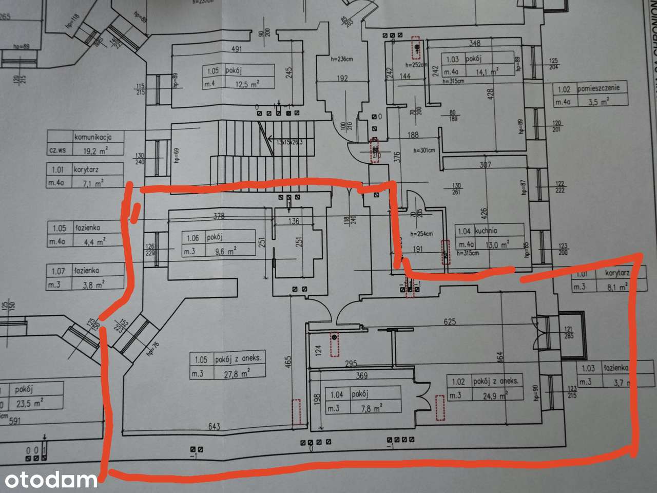 Tylko 6000 zł za m2. Duże mieszkanie w centrum Łodzi na 1 piętrze-19