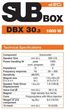 HERTZ DBX 30.3 SKRZYNIA BASOWA 1000W - 2