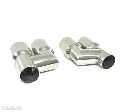 PONTEIRAS DE ESCAPE DUPLAS PARA AUDI A4 B8 07-15 - 2