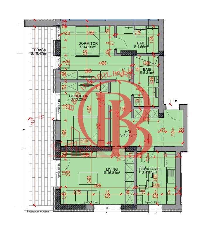 Apartament 3 camere Promo Loc Parcare Theodor Pallady