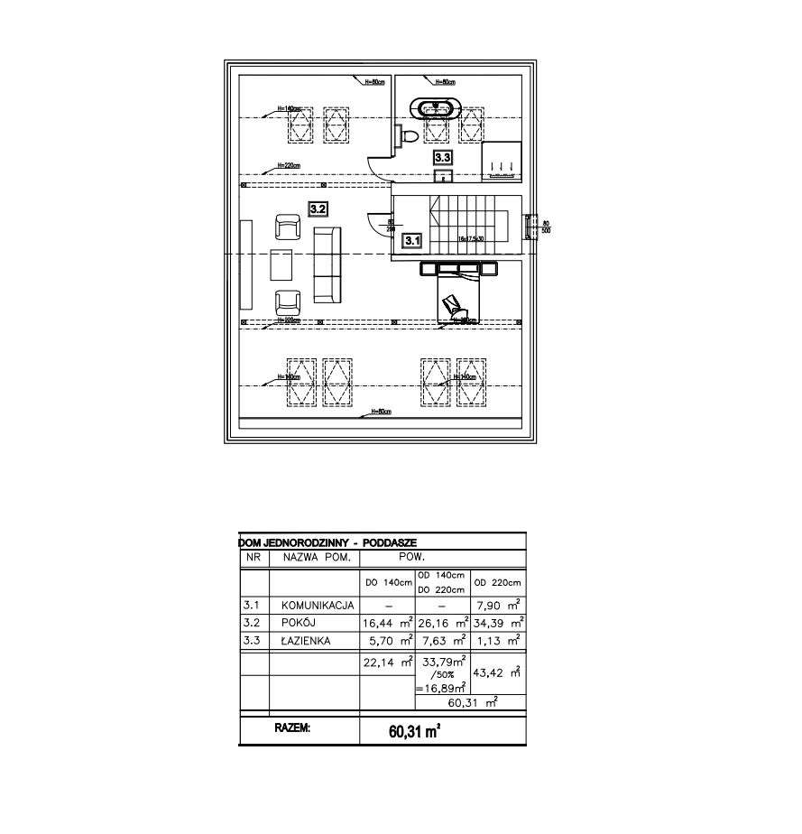 Dom z dużym ogrodem,  na granicy Woli Justowskiej.-9
