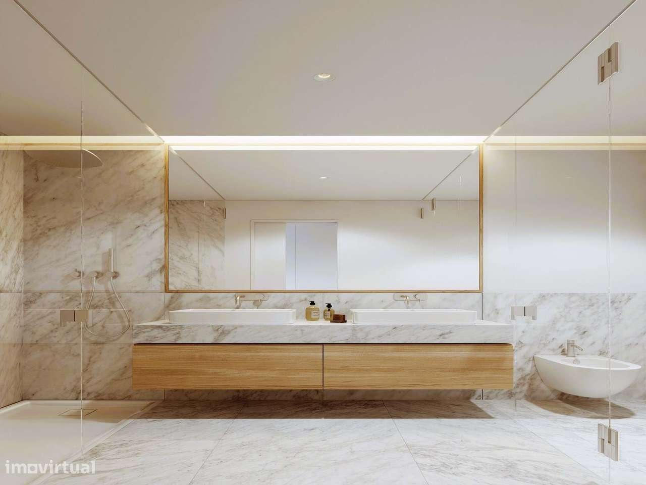 T2 em Condomínio Privado c/ jardim e Piscina I Carcavelos - Grande imagem: 5/13