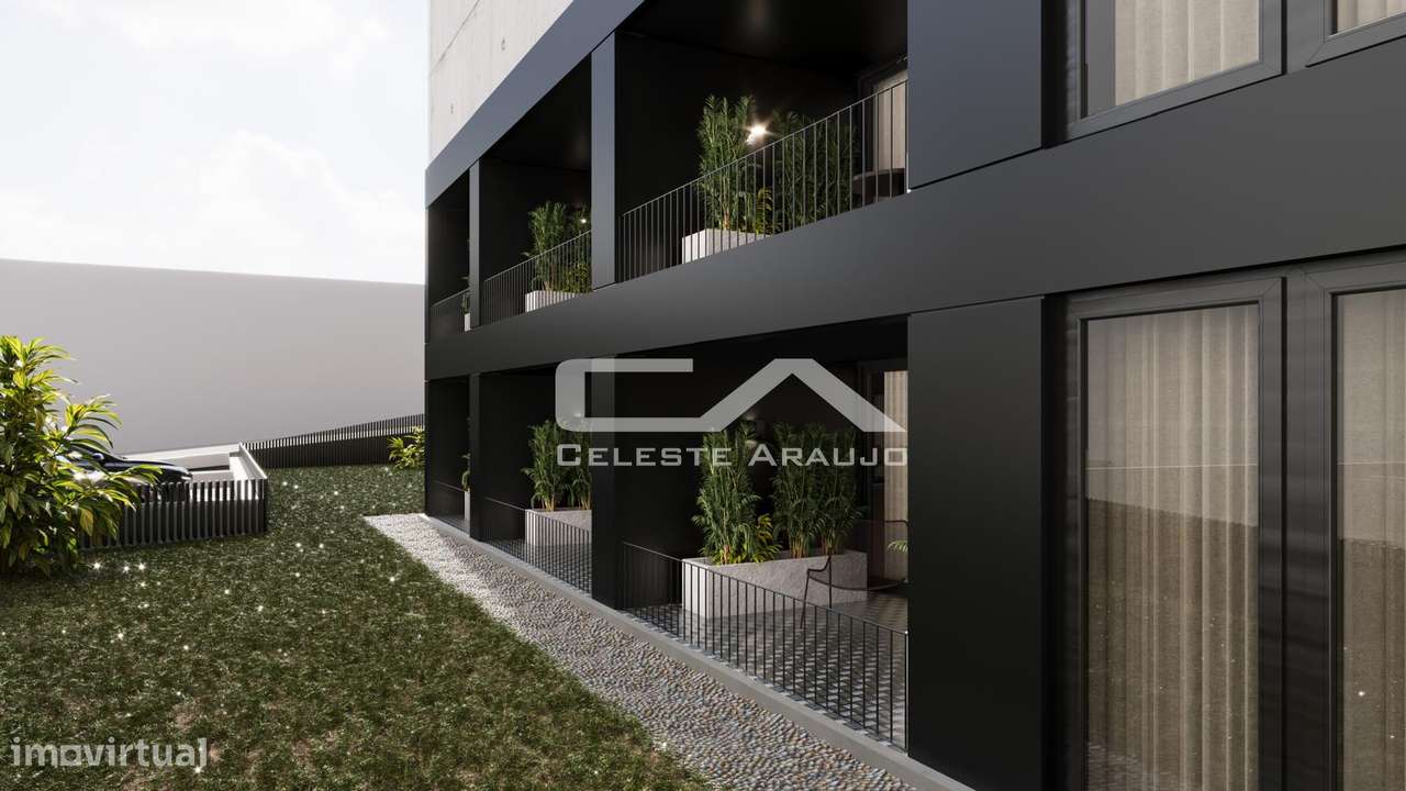 Apartamento T0+1 Novo com terraço em São João da Madeira-7
