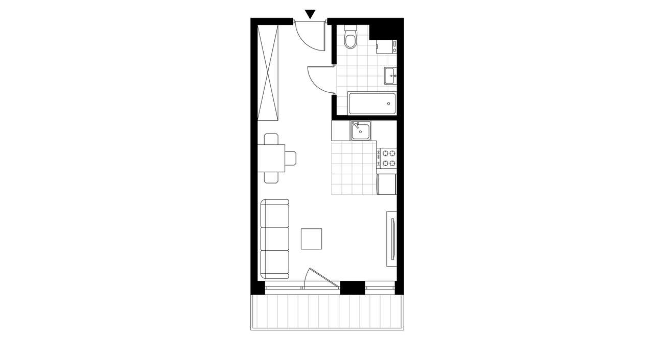 Ultradom | mieszkanie 1-pok. | M182 - Pełny obrazek: 5/10