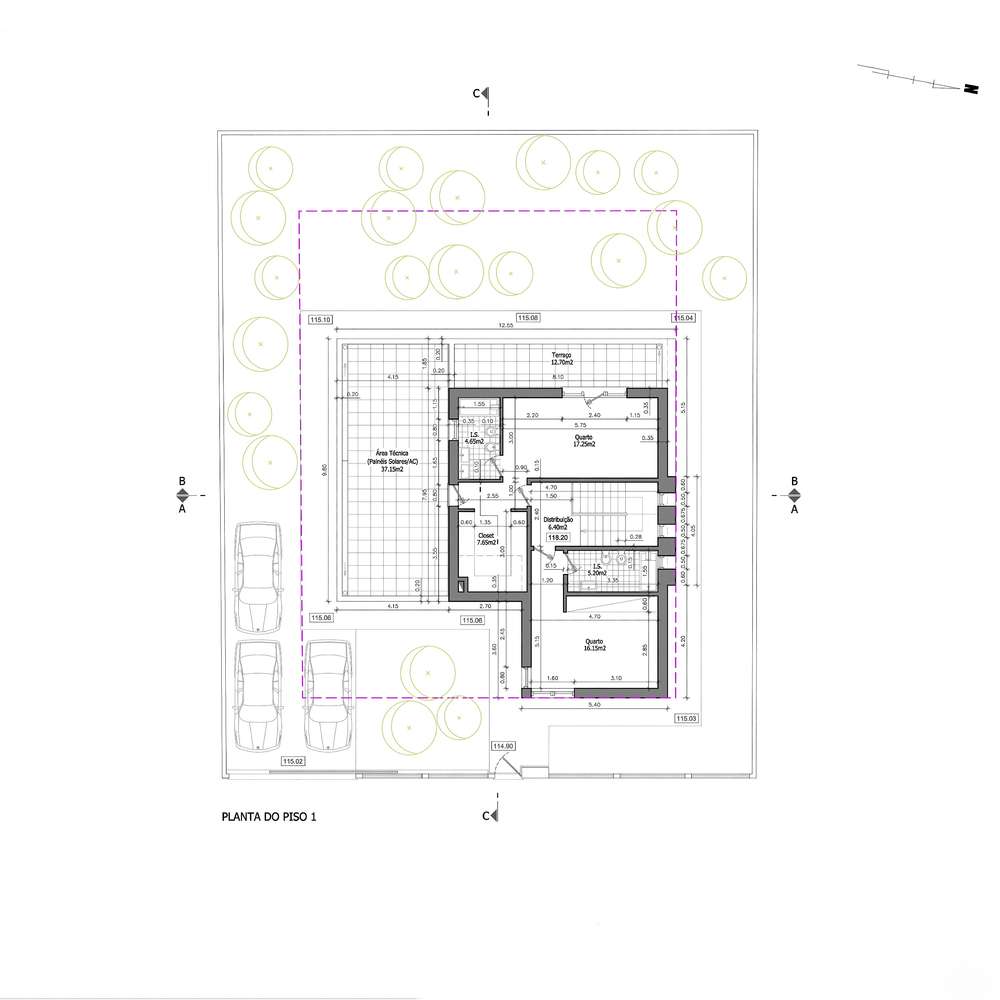 Moradia Contemporânea T3 + Escritório, com Jardim e Painéis Solares em-58