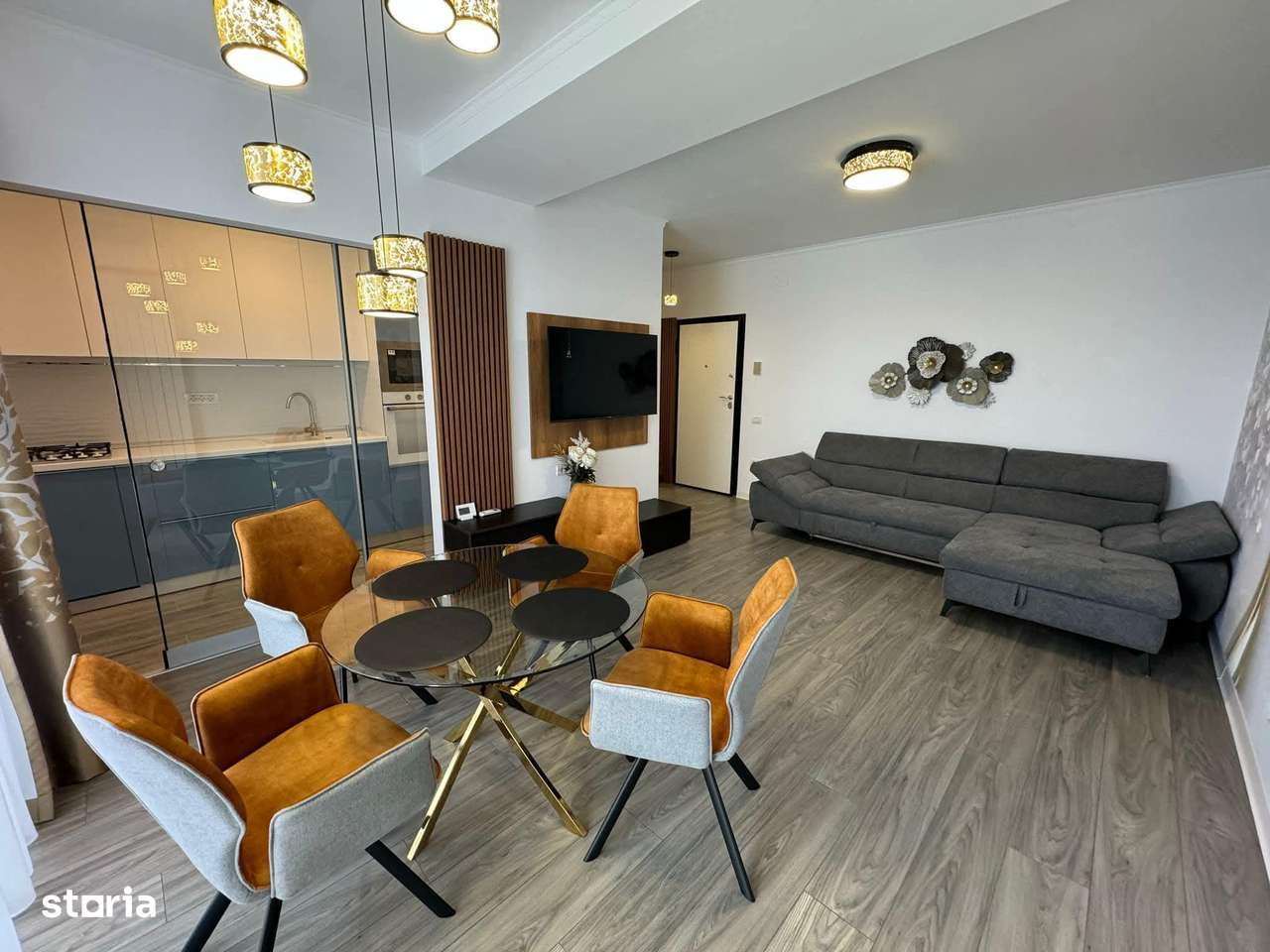 Apartament 2 camere și balcon vedere panoramică bloc nou Palazu Mare