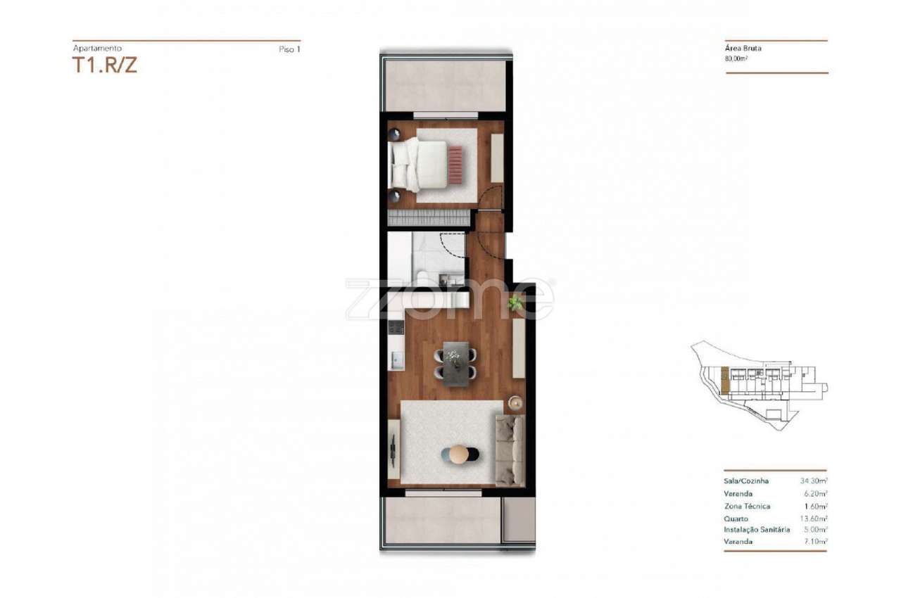 Apartamento T1 K, Santa Luzia, Funchal-40