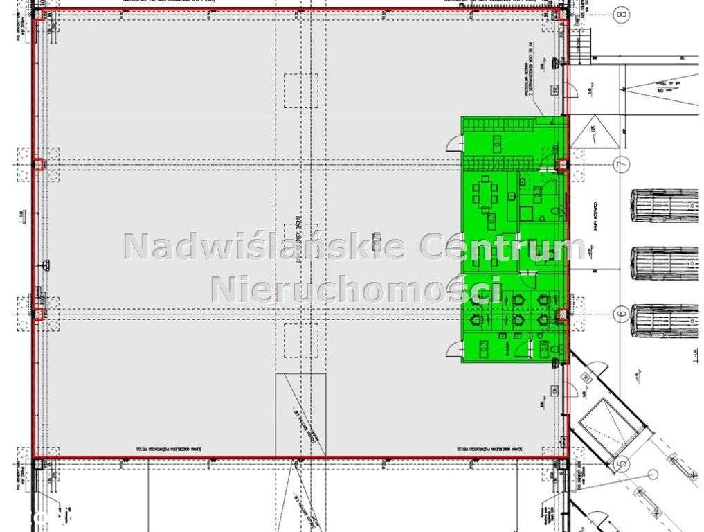 hala magazynowa wysoki skład tir biura - Pełny obrazek: 5/5