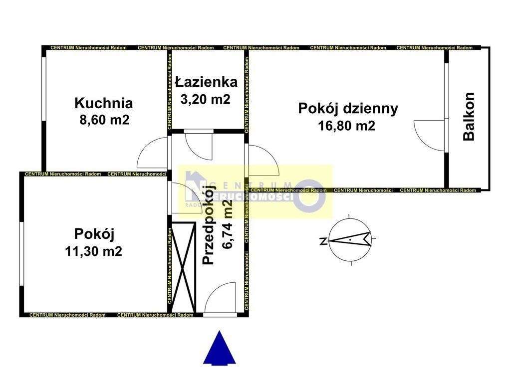 Centrum, M3 47,84 m2, ul. Waryńskiego-12