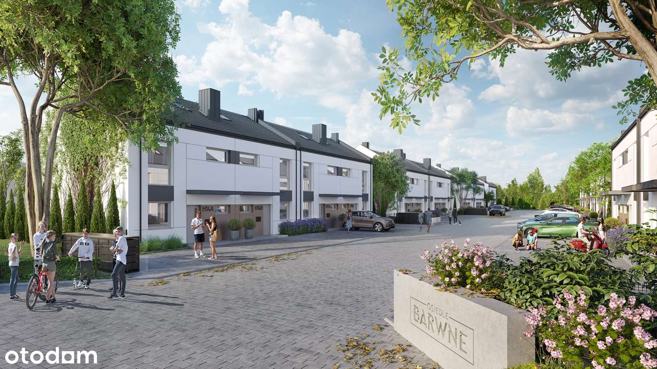 Os. Barwne - domy w zabudowie bliźniaczej i szeregowej - Pełny obrazek: 5/13