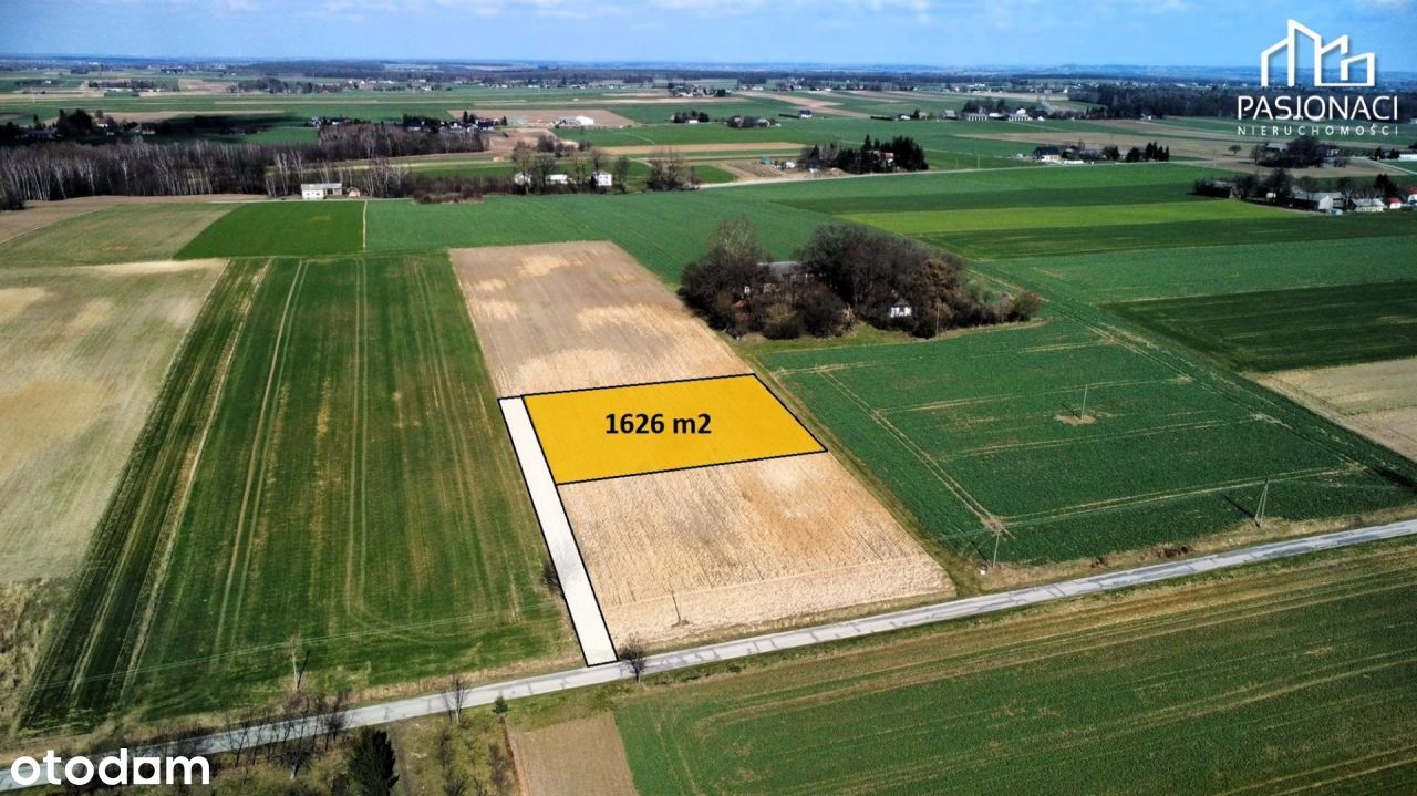 Działka budowlana Kiełczewice Górne 1626m2