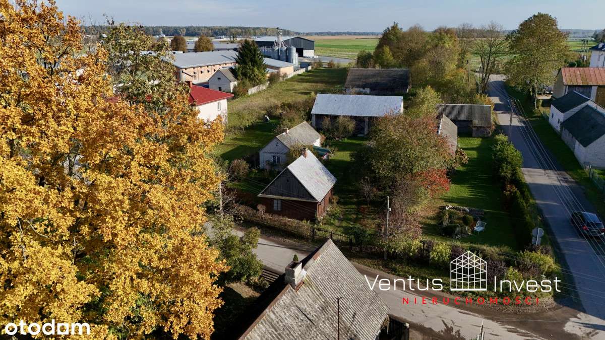 Działka z klimatycznym domem drewnianym -Czerwonka - Pełny obrazek: 5/12