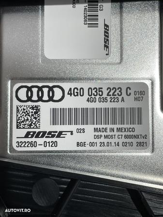 Amplificator audio Audi A6 C7 Avant 3.0TDI Quattro Automat - 4