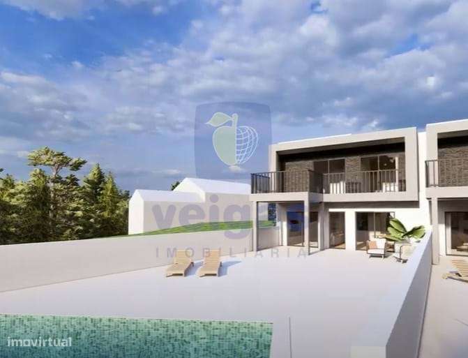 Moradia T3 geminada, nova, de estilo moderno para venda. Encontra-se - Grande imagem: 5/18