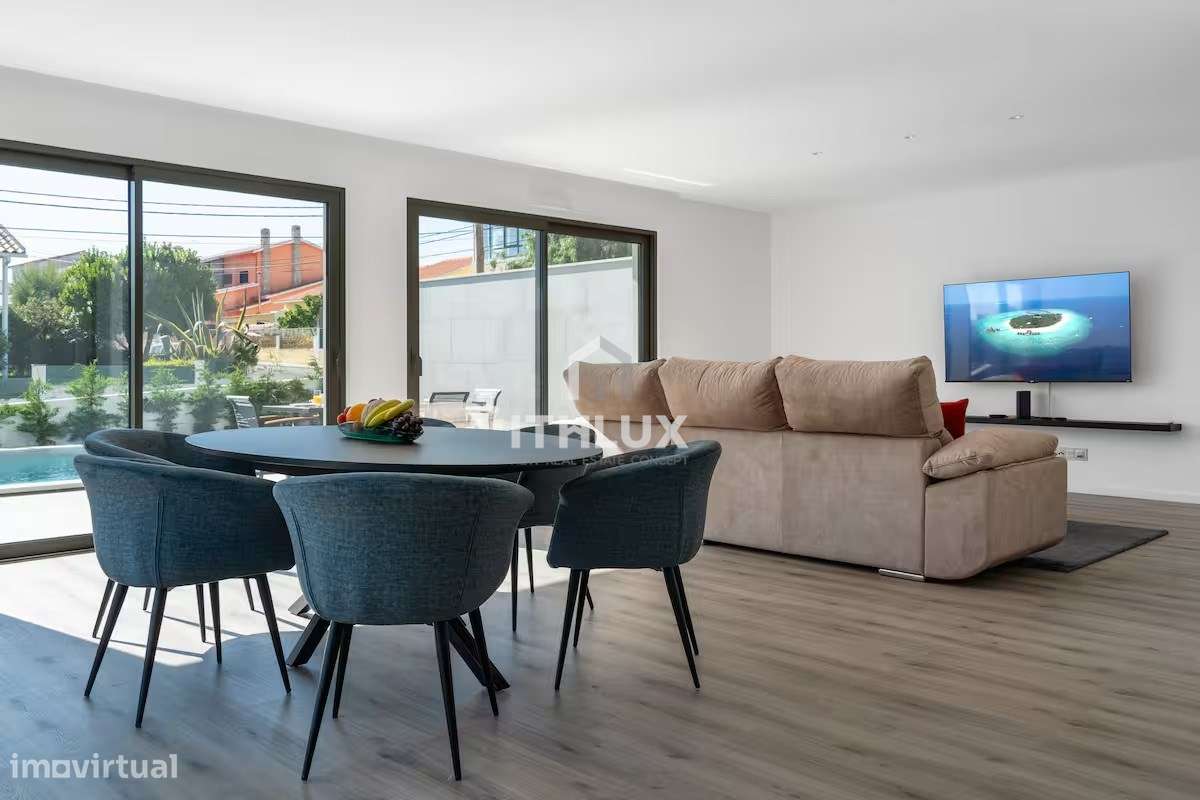 Arrendamento - Moradia moderna T3 - mobilada, jardim, piscina - Grande imagem: 4/25