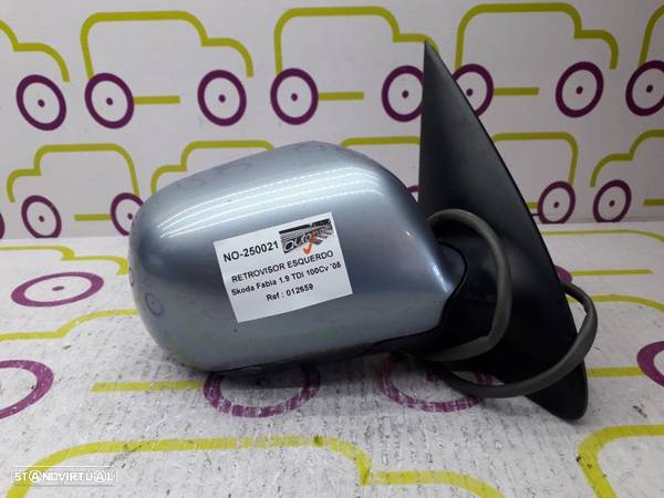 Retrovisor Esquerdo Skoda Fabia 1.9 TDi 100Cv de 2005 - Ref: 012659 - NO250021 - 1