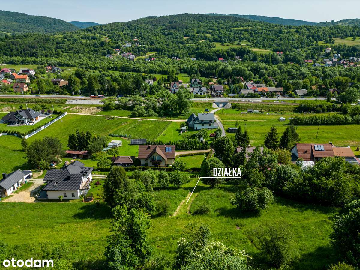 Mała i tania działka budowlana, widoki, zieleń, prąd, oferta prywatna. - Pełny obrazek: 5/6
