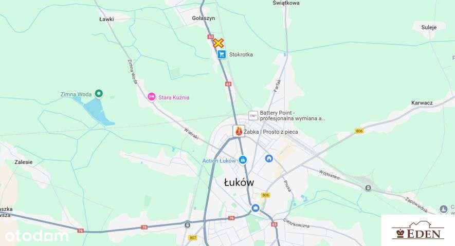 Atrakcyjną działka budowlana 2819 m2 w Gołaszynie pod Łukowem. - Pełny obrazek: 5/5