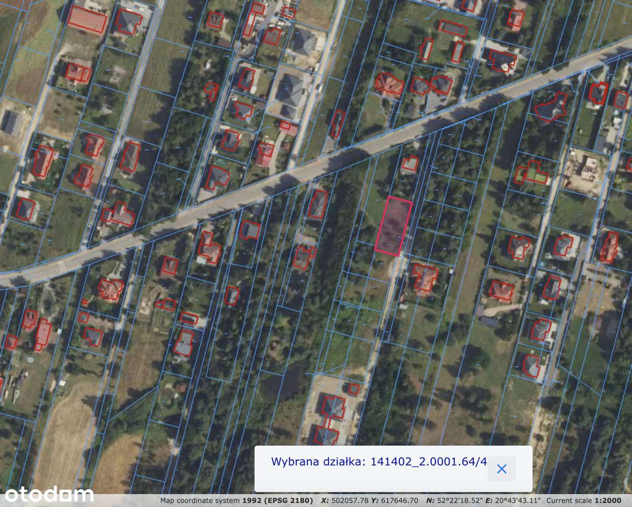 ZAREZERWOWANA Działka budowlana 800m dobry dojazd do Warszawy i Nowego - Pełny obrazek: 5/7